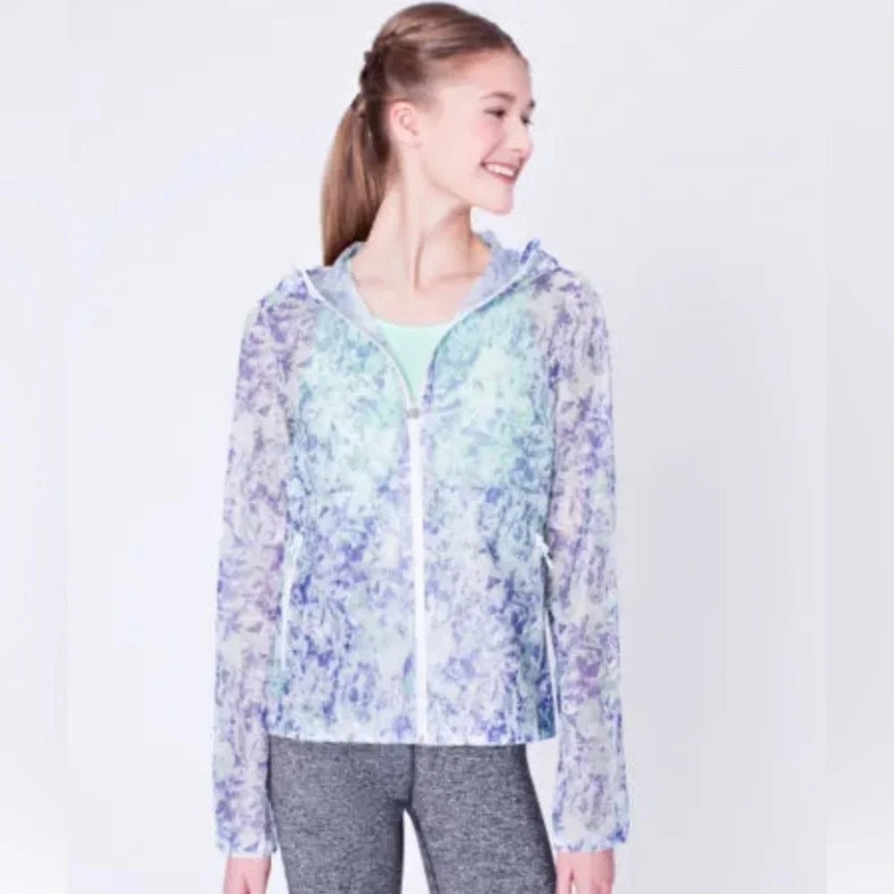 Ivivva Hit The Field Jacket Size 14Waterproof Windbreaker Lululemon Kids